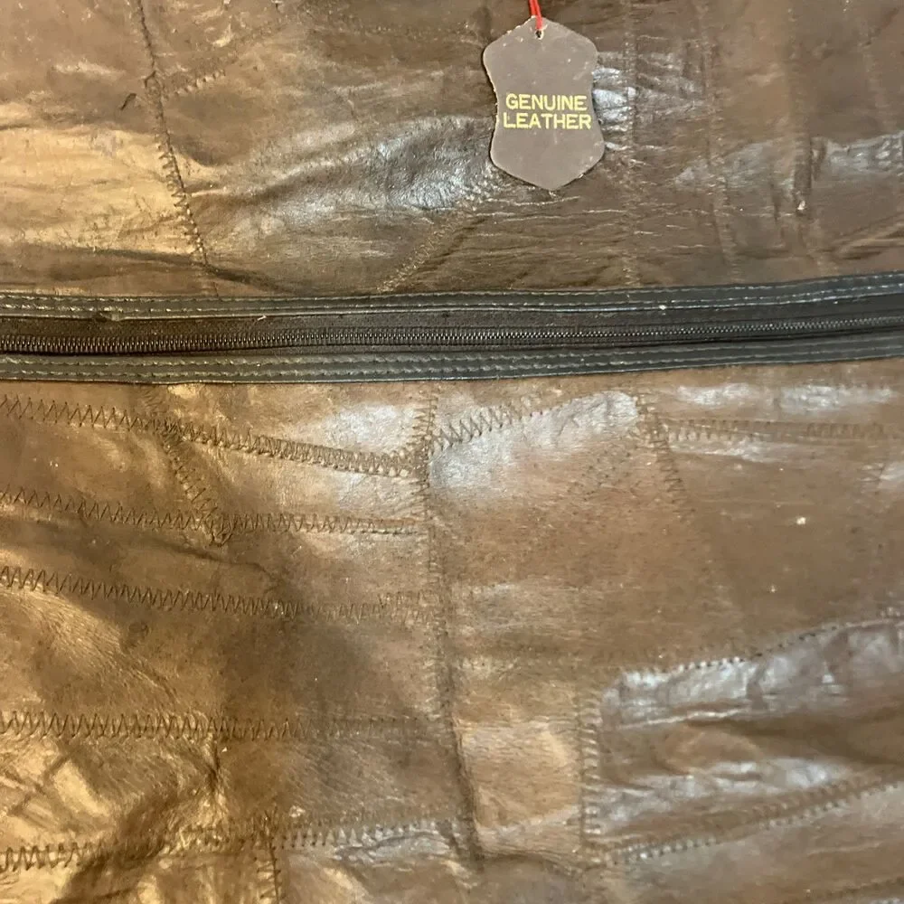 Potomac Leather Goods Company Genuine Leather Garment Travel Bag